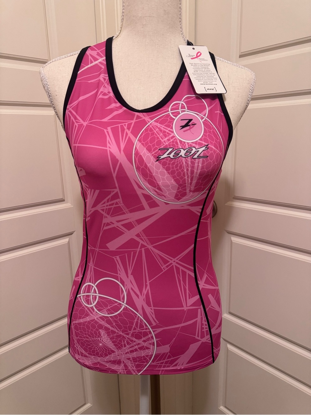 Zoot Pink Breast Cancer Racerback Training Tank